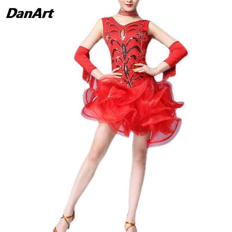 Robe de concours de spectacle de danse latine pour femmes/dames, robe en queue de poisson, Sexy, pour adultes, danse éblouissante, Rumba, Salsa, Tango, salle de bal