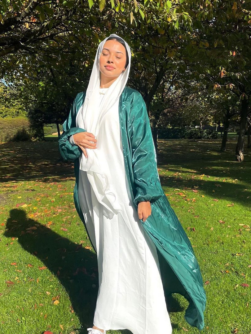Abayas à manches bouffantes pour femmes musulmanes, robe musulmane Eid, caftan marocain Ramadan, Islam Cardigan, kimono arabe de Dubaï, robe longue modeste