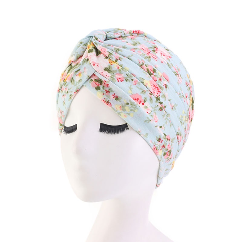 Offre spéciale Style ethnique dame Turban chapeau imprimer casquette indienne de haute qualité musulman sommeil Bonnet pour les femmes
