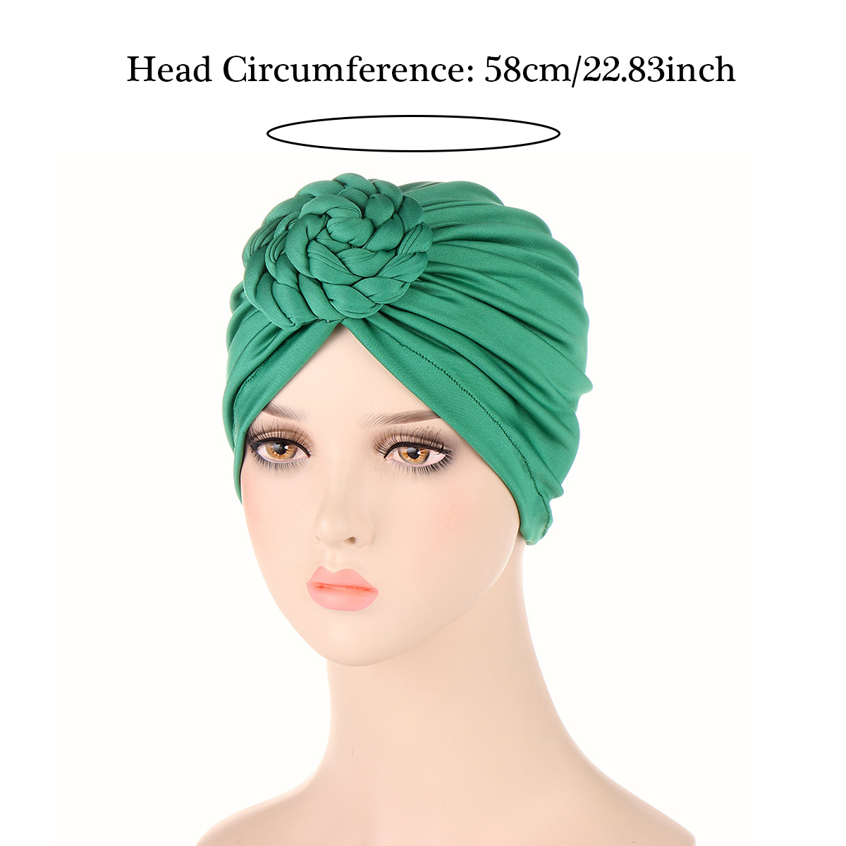 Casquettes Hijab pour femmes musulmanes, bonnet Turban indien, tête ronde, élastique, doux, mode dames, document solide, Ramadan