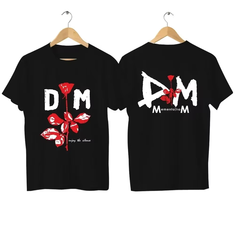 T-shirt décontracté pour homme 2026, motif Depeche Memento Mori, coupe oversize, haut de sport confortable et respirant, style streetwear