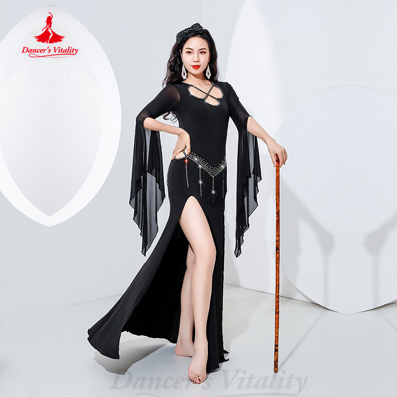 Robe de costume de danse du ventre pour femmes, robes d'entraînement, performance financière, robes de compétition Saidi, vêtements de danse folklorique, ShaBeauty Baladi, nouveau