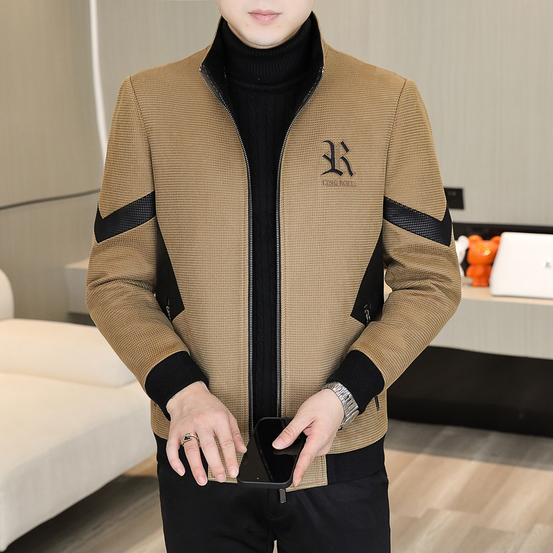 Automne hiver hommes nouvelles vestes hommes épaissir laine doublure veste polaire chaud revers hommes manteaux décontracté Streetwear vêtements d'extérieur
