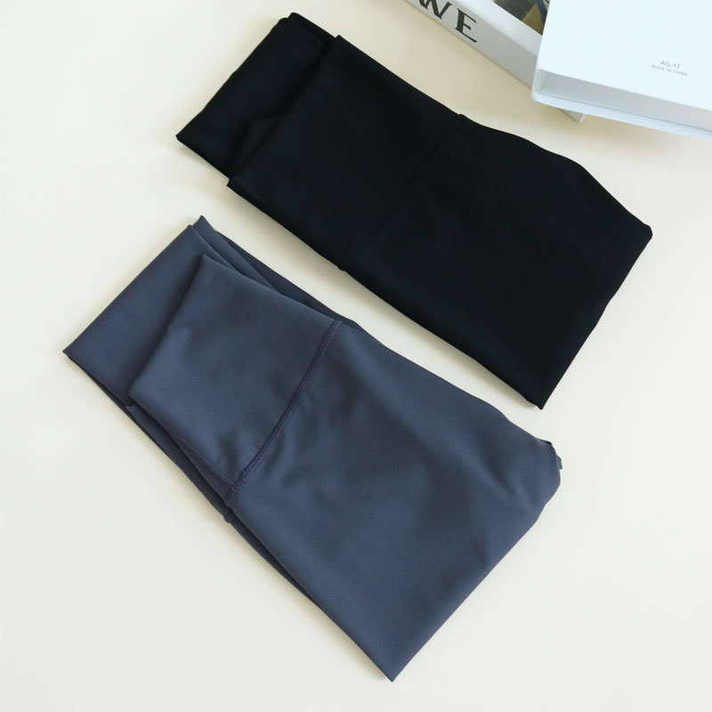 Pantalons de yoga en soie pour femmes, vêtements de sport de printemps et d'automne, avec taille haute, hanches et pantalons de fitness en soie de mûrier