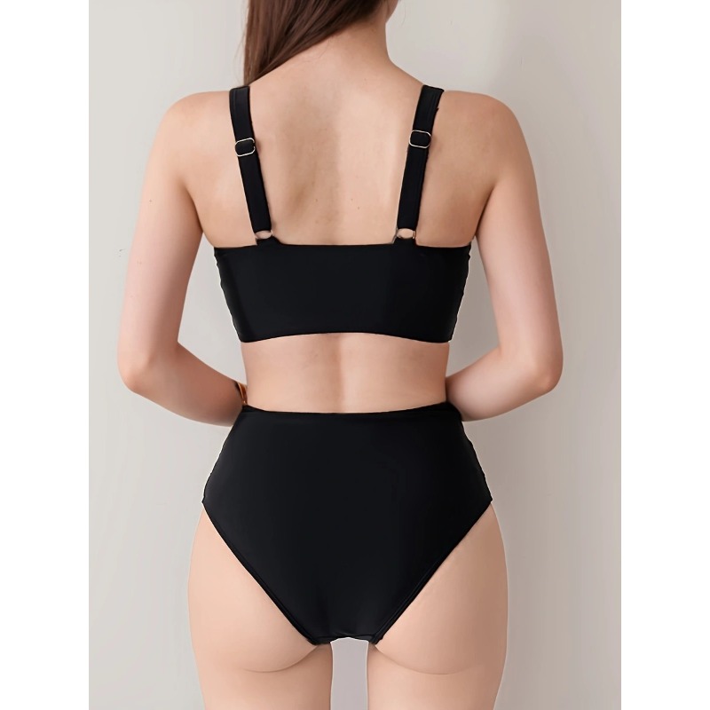 Maillots de bain d'été sexy pour femmes, bikinis push-up, ensemble bikini taille haute pour la plage et la piscine