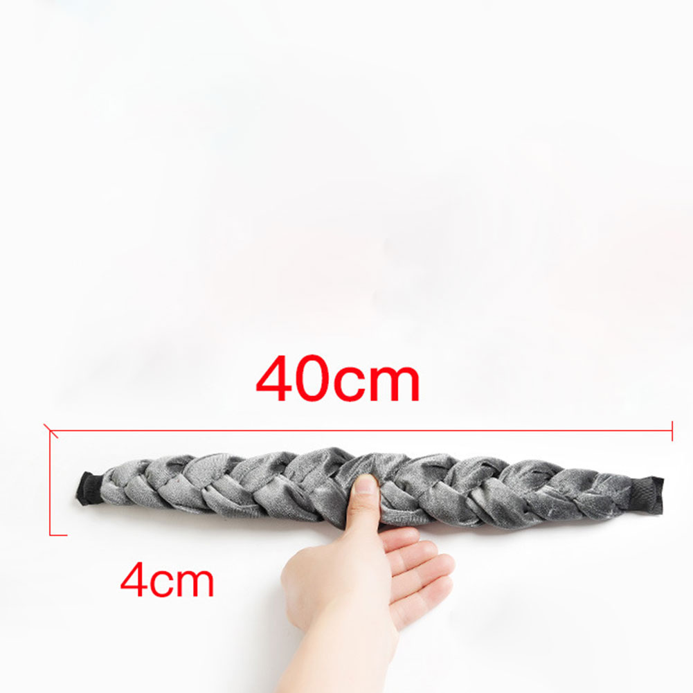 Bandeau de sauna en velours tressé pour femmes, bandes de cheveux, cerceau de coiffure bricolage, accessoires pour cheveux, outils en fibre, mode, haute qualité