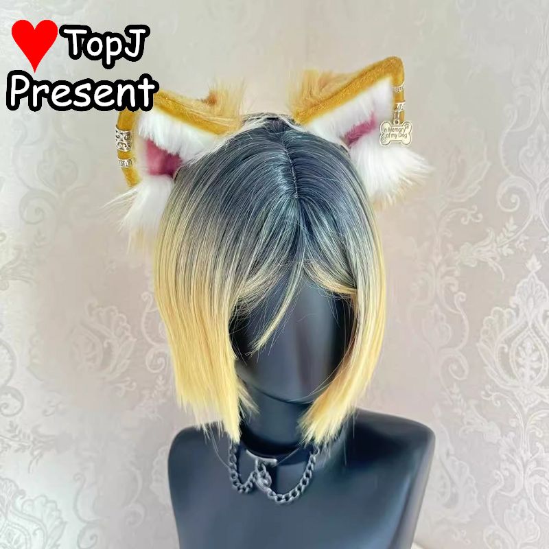 Halloween Punk gothique Lolita loup oreille cerceau de cheveux Vampire diable corne bête oreille chapeaux sous-culture cheveux accessoires Cosplay accessoires