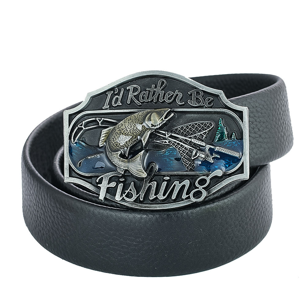 Ceinture de pêche Cowboy Rock pour homme, Bandeau fait maison, Accessoires pour jeans, Zone de loisirs en plein air