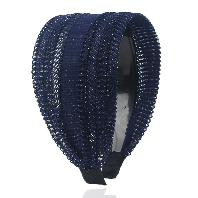 Serre-têtes larges et solides de luxe pour femmes et filles, bandeaux élastiques doux et tendance, accessoires capillaires quotidiens pour femmes.
