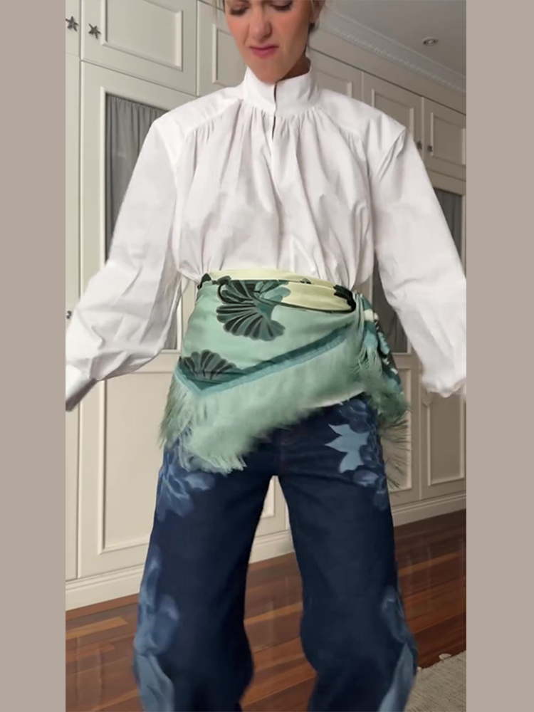 Écharpe bandana réversible en tricot à imprimé cachemire pour femme, grand carré avec franges, accessoire décontracté pour le quotidien et le streetwear 2026