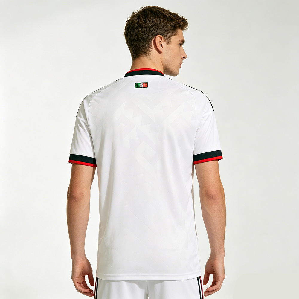 Maillot de football Mexique 2026 pour homme, nouveau maillot en mesh à motif pour femme, col en V respirant, tenue de sport d'été, survêtement streetwear