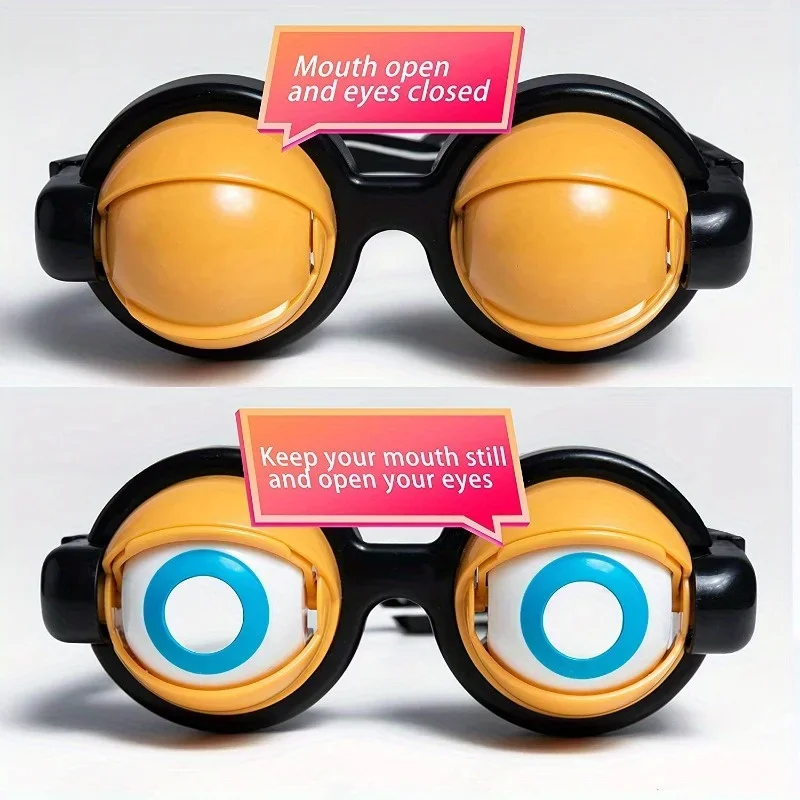 Lunettes jouets farces amusantes cadeaux d'anniversaire lunettes en plastique jouets romans et intéressants cadeaux de pâques fournitures de fête pour adultes