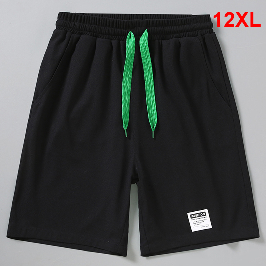 Shorts d'été hommes grande taille 12XL Shorts mode décontracté taille élastique pantalons courts mâle grande taille 10XL 12XL bas