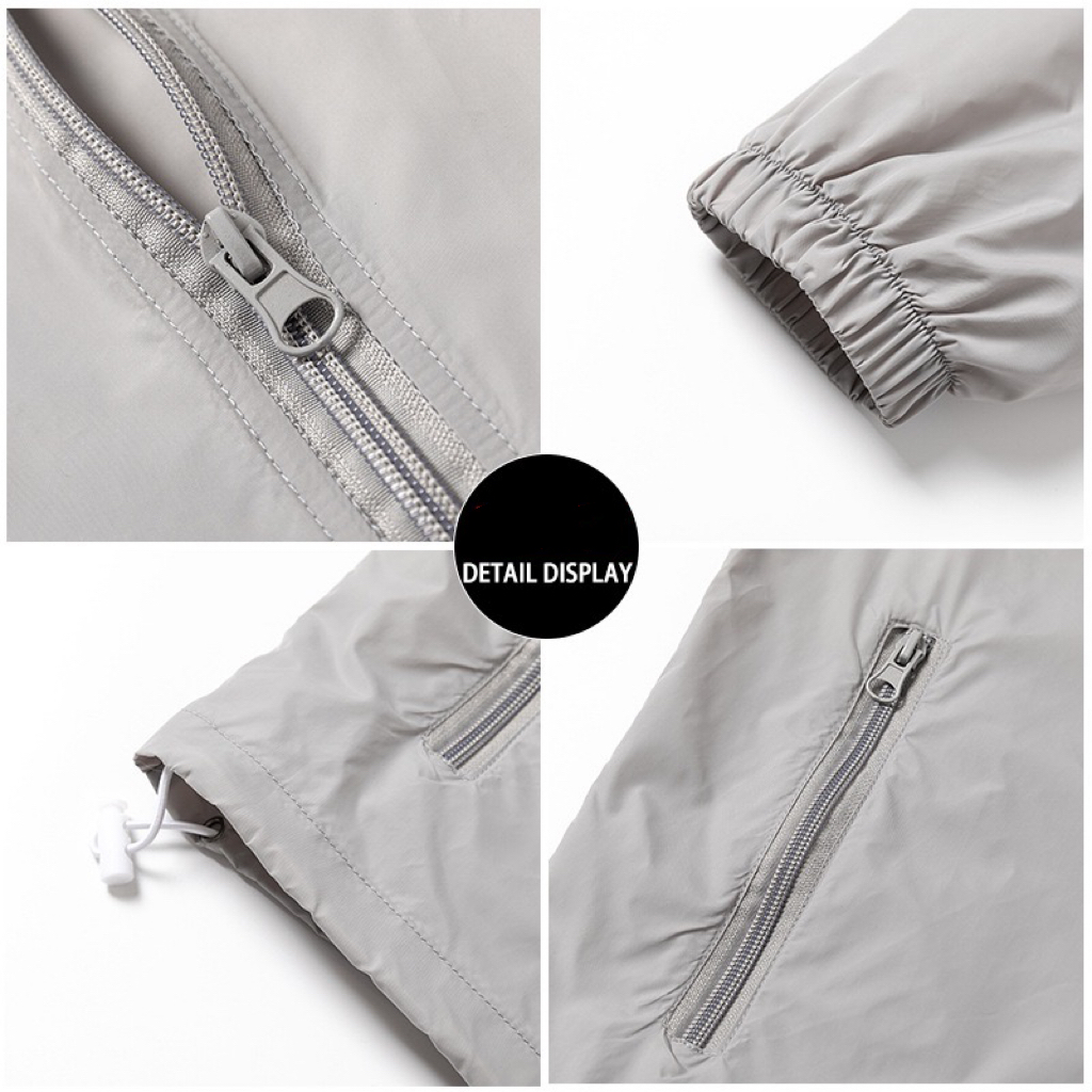 Veste à capuche pour hommes, manteau d'été respirant, protection solaire, vêtements de pêche et de chasse, coupe-vent à séchage rapide