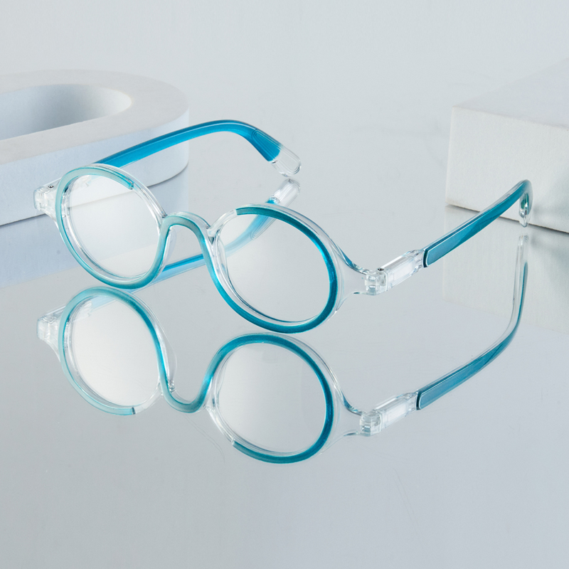 Lunettes unies à la mode pour hommes, 1 pièce, nouveau cadre rond rétro, décontracté, confortable, polyvalent, adapté à un usage quotidien, Internet Br