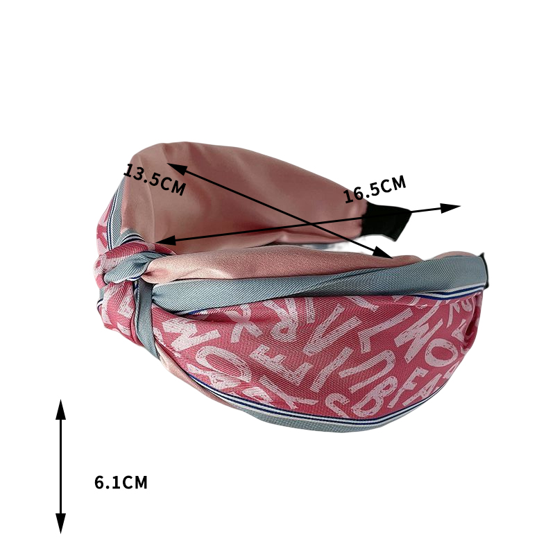 Bandeau à nœud central pour femme, large côté, fleur de lettre, bandeau de sauna, turban décontracté, accessoires pour cheveux de voyage, nouvelle mode