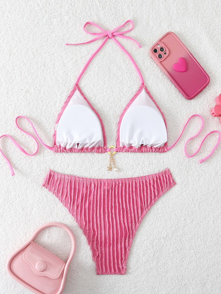 Maillot de bain sexy pour femme, ensemble bikini deux pièces, tendance plage, collection 2026, vêtements de bain féminins pour la plage