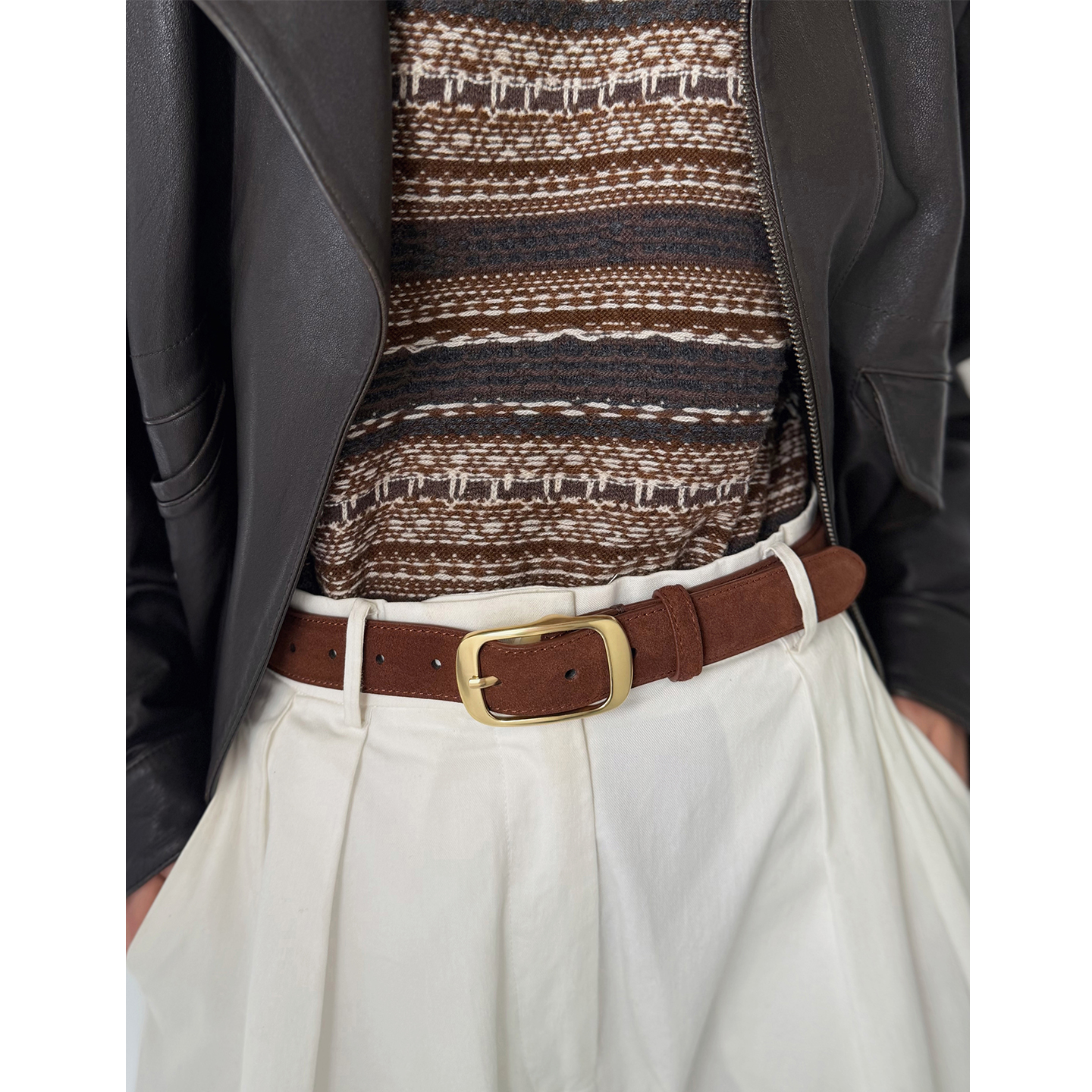 Nouvelle ceinture en cuir pour femmes, ceinture noire à boucle ardillon pour jeans, ceinture fine vintage pour jeans et robes, tenues de tous les jours
