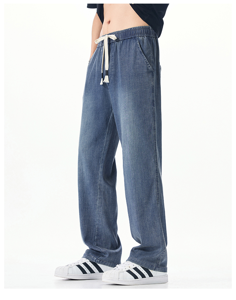 Jean droit fin d'été pour homme, longueur extra longue, grande taille, pour hommes de 115 cm, 120 cm, 190 cm, 192 cm, 200 cm, 2 mètres