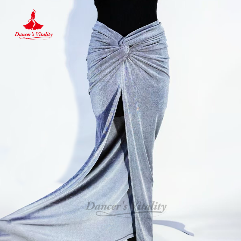 Costumes de danse du ventre pour femmes, jupe longue sexy et amincissante, tenue de danse orientale pour adultes, tenue d'entraînement de danse du ventre, vitalité du danseur