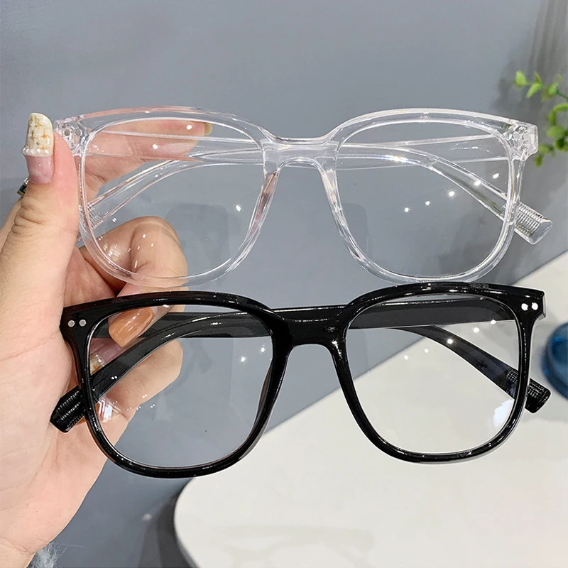 Lunettes de myopie de luxe pour femmes, lunettes bloquant la lumière bleue pour hommes, Anti-rayons, vue de près, dioptries 0 à-6.0