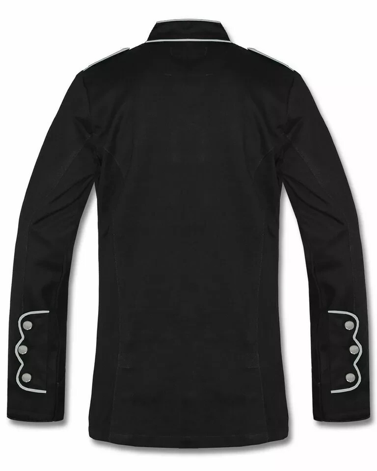 Manteau rétro Vintage Rococo Punk et gothique, veste de cirque à manches longues pour hommes, événement/fête de carnaval, manteau décontracté quotidien pour adultes
