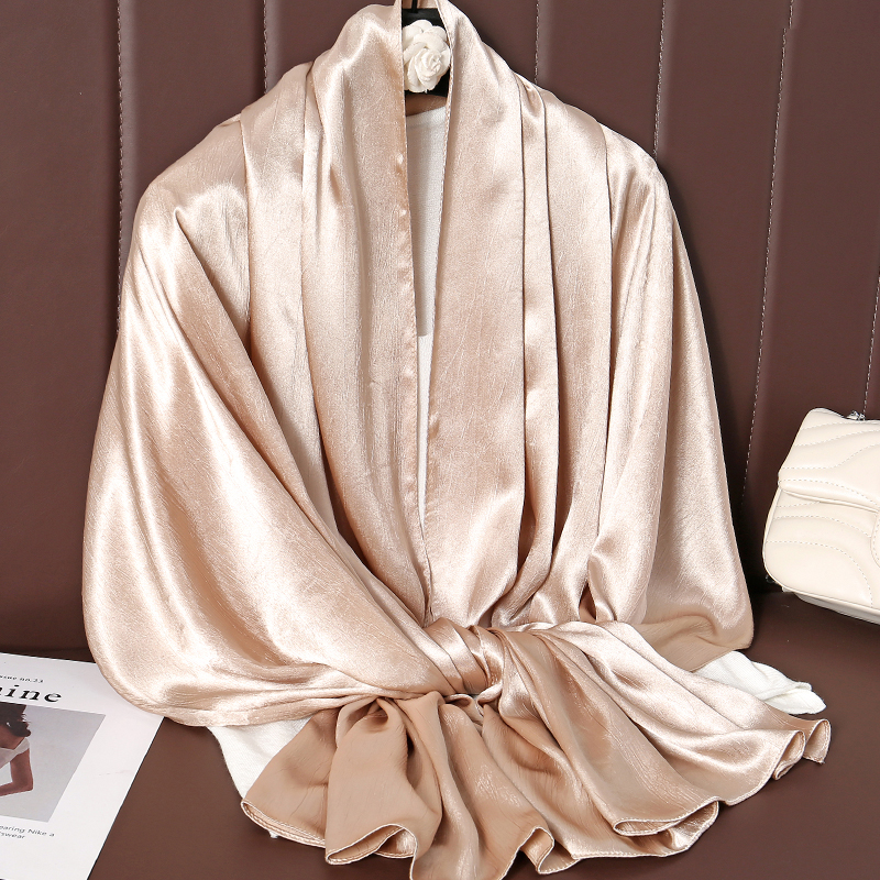 Maillot Modal musulman Hijab écharpe longue châle musulman écharpe femmes plaine doux Turban cravate tête chaînes bandeau SUNMAIHUA écharpe