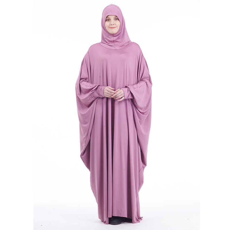 Eid femmes musulmanes Abaya Robe couverture complète vêtement de prière Hijab longue Khimar caftan Robe aérienne arabe moyen-orient Maxi Robe islamique