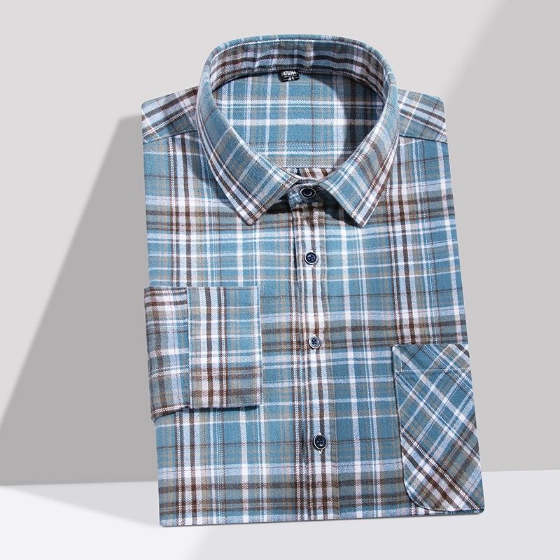 Chemises surdimensionnées en flanelle à carreaux pour hommes, manches longues, en coton, mode décontractée, douce, coupe Standard, 11XL, 10XL, 9XL