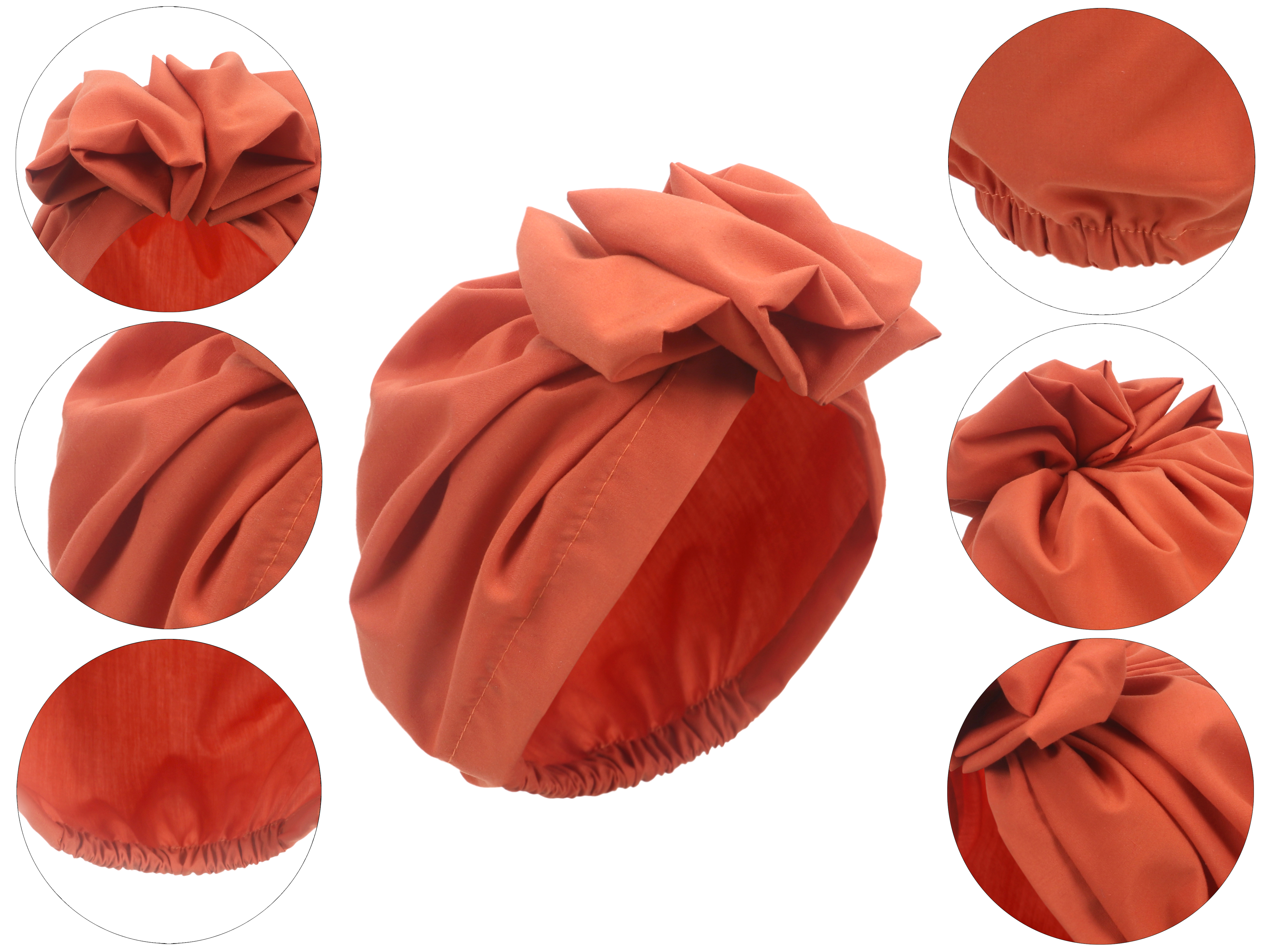 Turban vintage français tendance pour femme, bandana, bandeau, couvre-chef, bonnet, foulard musulman, bonnet, beanie