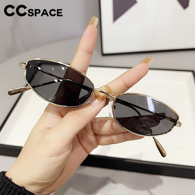 Lunettes de soleil de marque de luxe pour femmes et hommes, lunettes de soleil ovales, lunettes de soleil rétro de marque, monture en métal, protection UV400