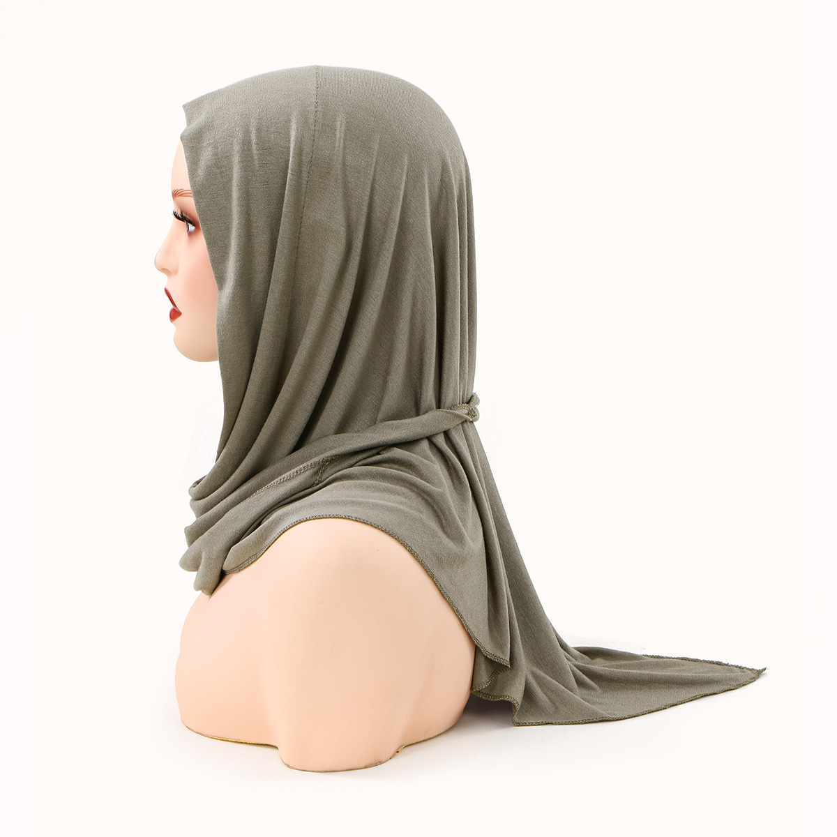 Nouveau Modal Jersey instantané Hijab femme musulman sous-écharpe casquettes coton extensible chapeau Islam Turban Bonnet Foulard croix Foulard