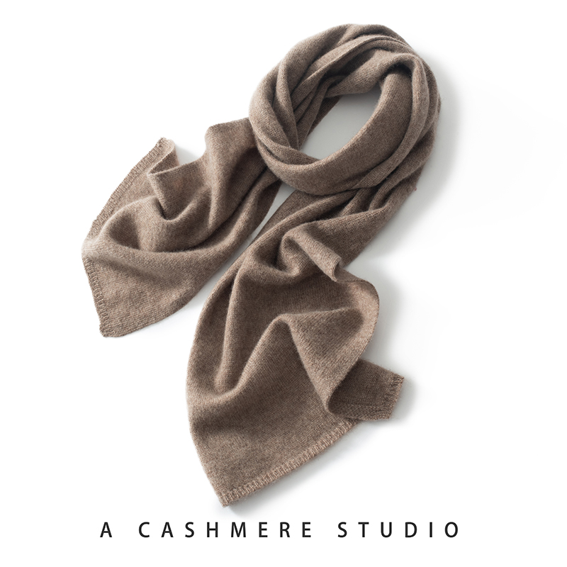 Hiver femmes 100% cachemire tricoté écharpe châle 2024 nouveau solide Poncho polyvalent mode écharpe décontractée dame haute qualité foulards