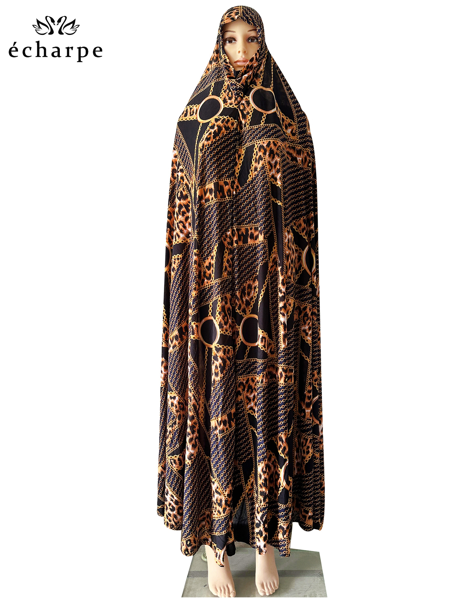 Robe pull musulmane sans manches pour femmes, vêtement de prière arabe Jibab dubaï Abaya, Robe de culte Khimar, 6XL