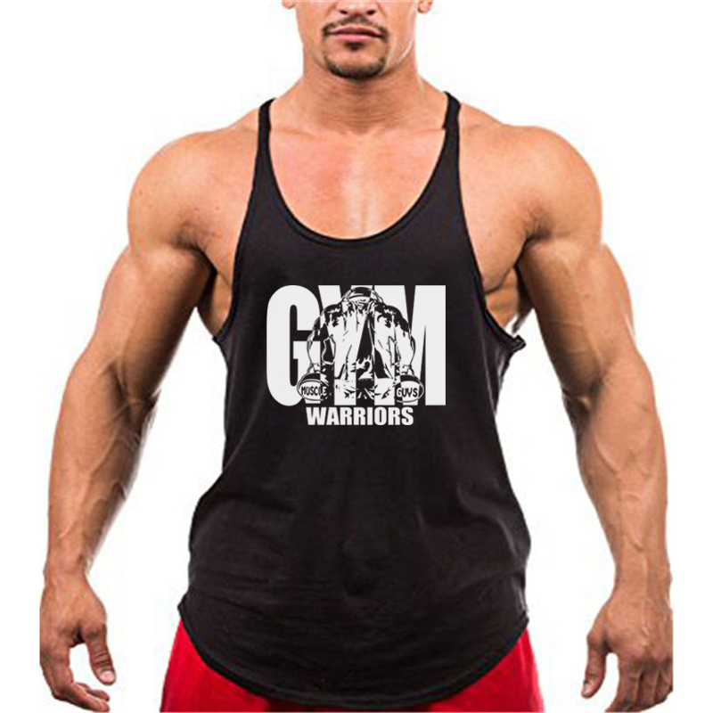Débardeur de musculation pour hommes, vêtements de sport de marque, en coton respirant, gilets musculaires d'entraînement, chemise d'été sans manches à dos en Y