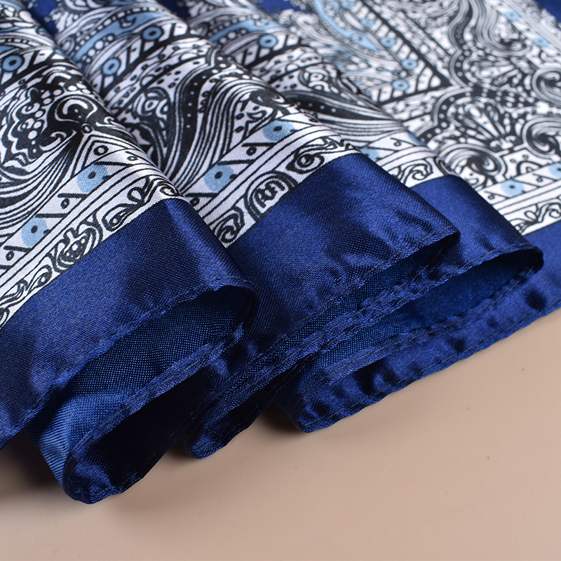 Foulard carré en Satin pour femmes, accessoire de plage d'été, à la mode, 90x90 pouces, multi-usage, serviette pour cheveux polyvalente, 1 pièce