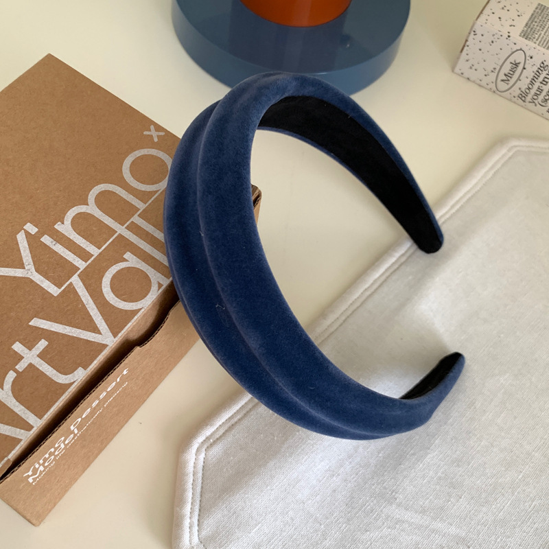 Bandeau en flanelle d'hiver, accessoires de cheveux antidérapants pour femmes, cerceaux de cheveux au Design en relief, à la mode