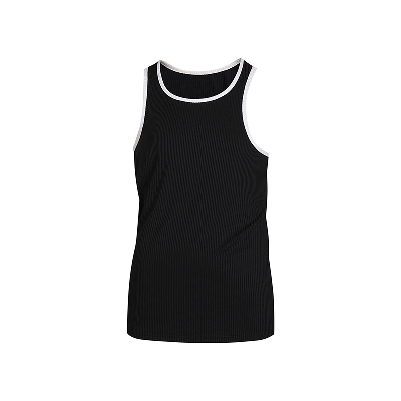 Débardeur de fitness d'été pour hommes, T-shirt sans manches, pull-over respirant, sous-vêtement de sport, gilet décontracté, hauts amples et élastiques