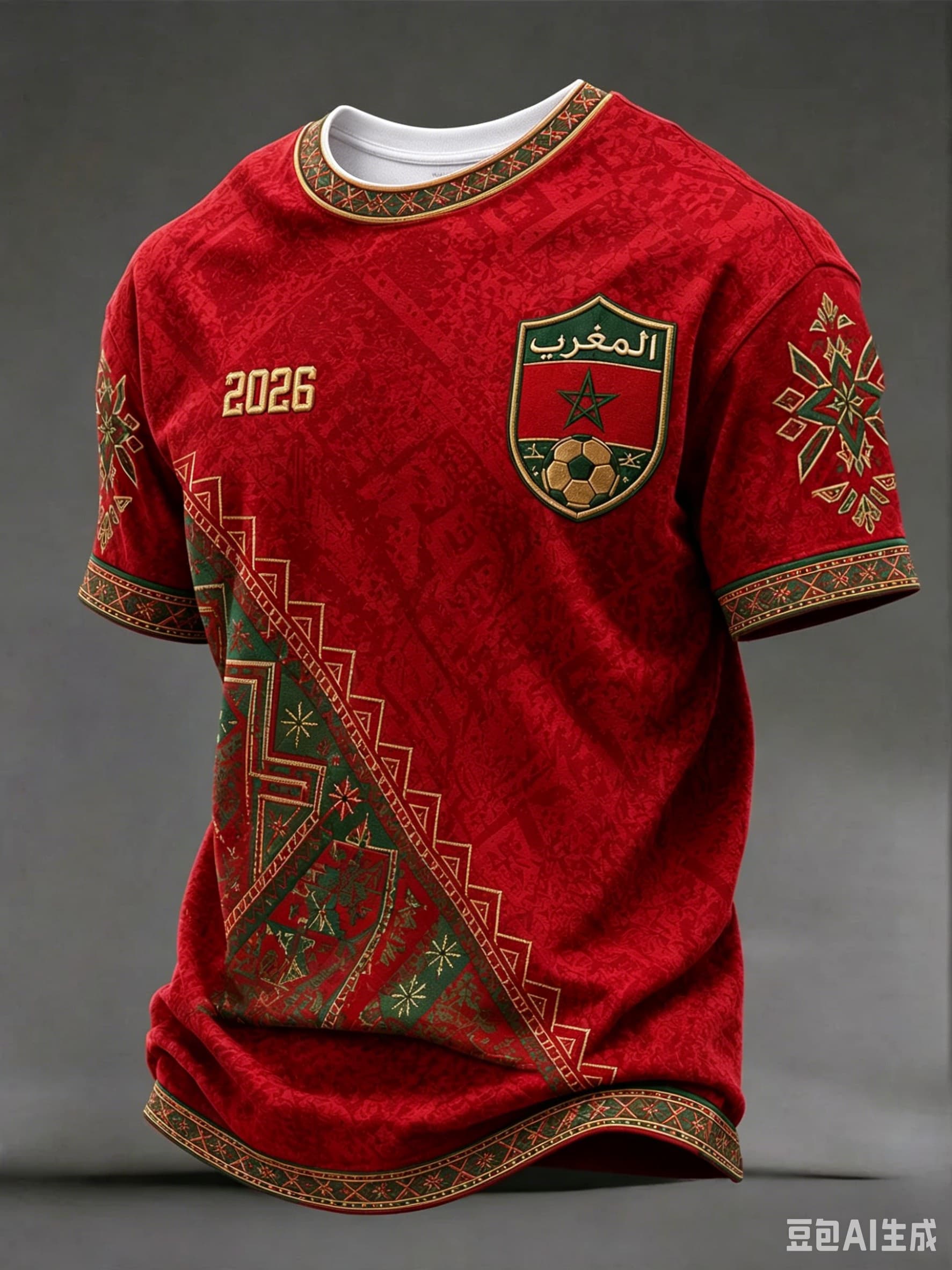 Maillots de football de style marocain pour les fans, adaptés aux hommes et aux femmes, hauts d'entraînement et de sport, t-shirts pour hommes, t-shirts pour femmes, Y2K