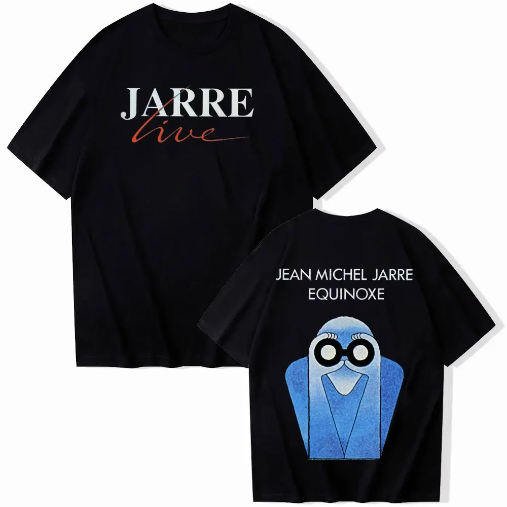 Jean Michel Jarre Album de musique-équinoxe-Zoolook-Oxygène Souvenir cadeau été coton t-shirt hommes conception personnalisée mode classique t-shirt