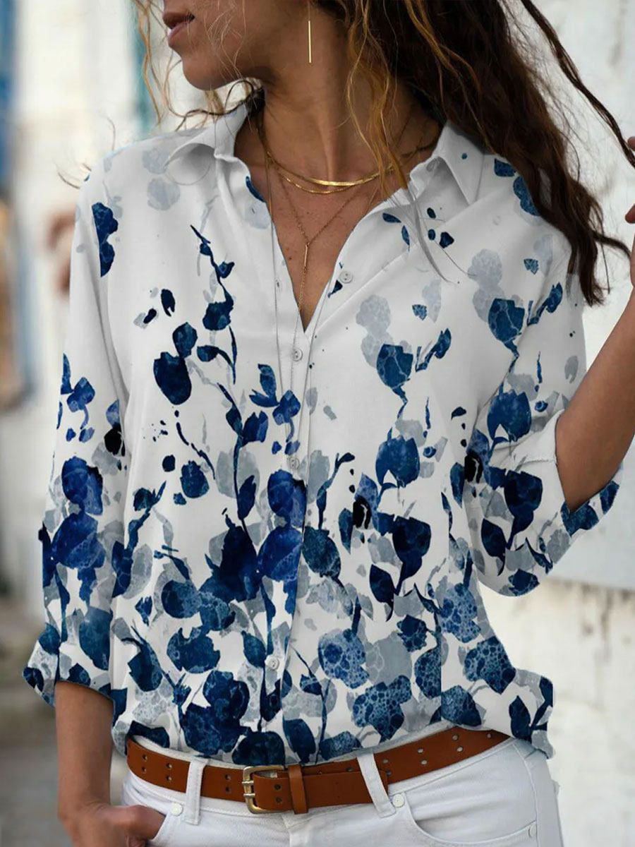Mode femmes chemise décontracté à manches longues chemise femmes printemps et automne nouvelles femmes blouses