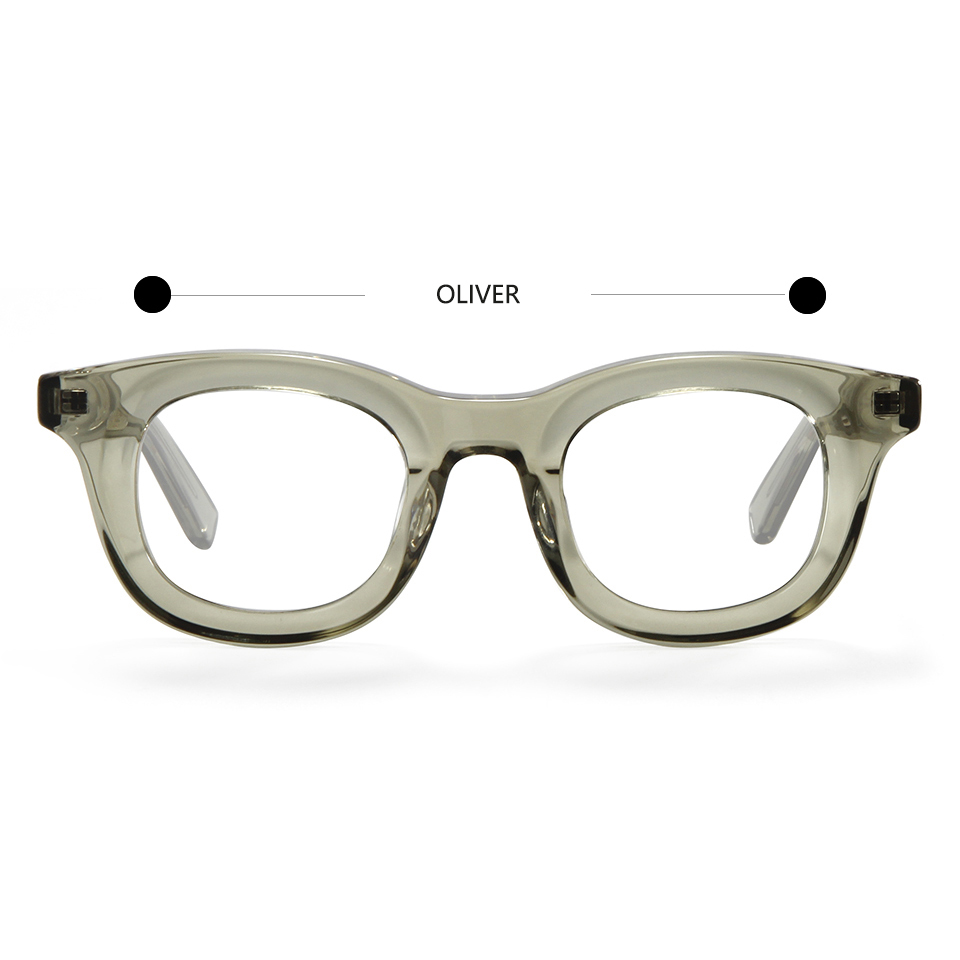 À la mode unisexe Vintage Punk rond acétate lunettes cadre lunettes hommes femmes optique Spectacle Prescription montures de lunettes