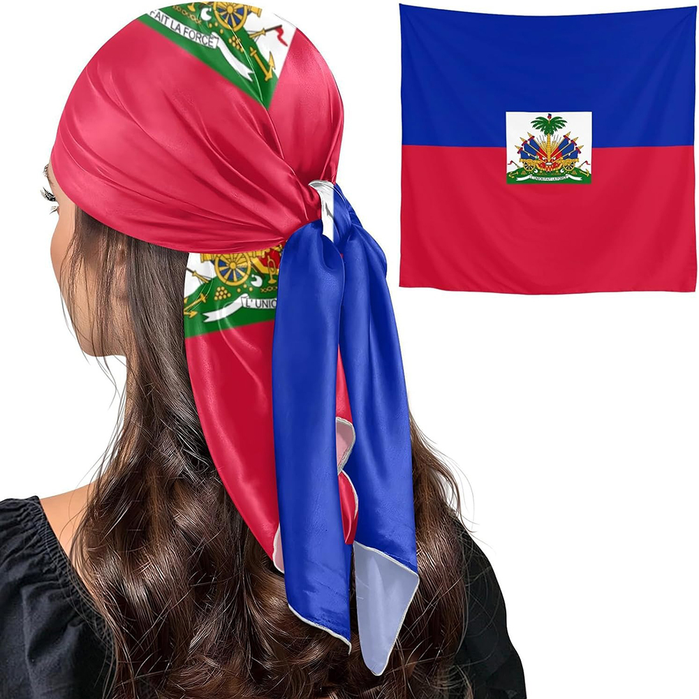 Foulard motif drapeau National bandeau de sport bandeau carré pour bandeau de Football bandeau de Yoga pour hommes et femmes