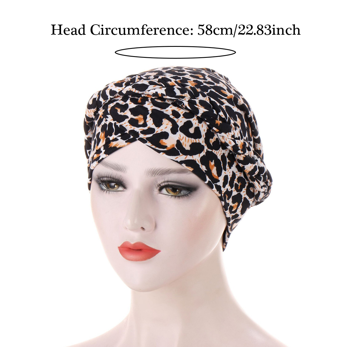 Casquette Hijab musulmane croisée sur le front pour femmes, Turban doux et élastique pour dames, imprimé à la mode, pour Ramadan, nouvelle collection 2024