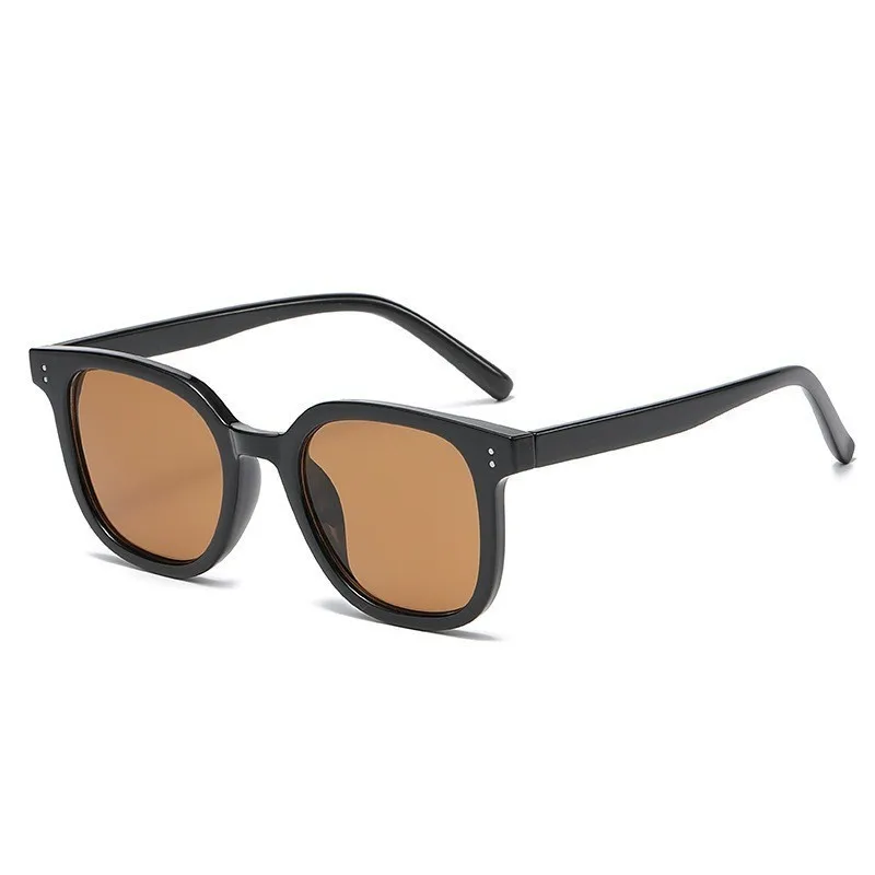 Vintage Ins Style lunettes de soleil pour femmes hommes voyage vacances UV400 lunettes dames carré à la mode Blush lentille lunettes de soleil