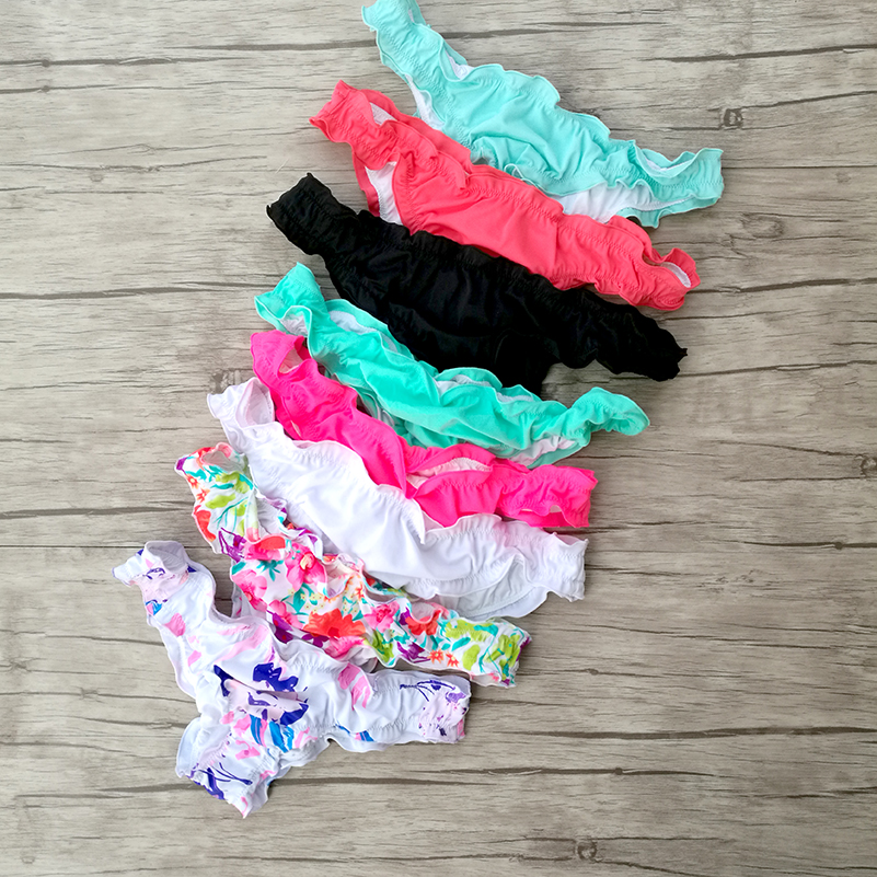 Maillot de bain brésilien imprimé effronté pour femme, bikini sexy, culotte de bain