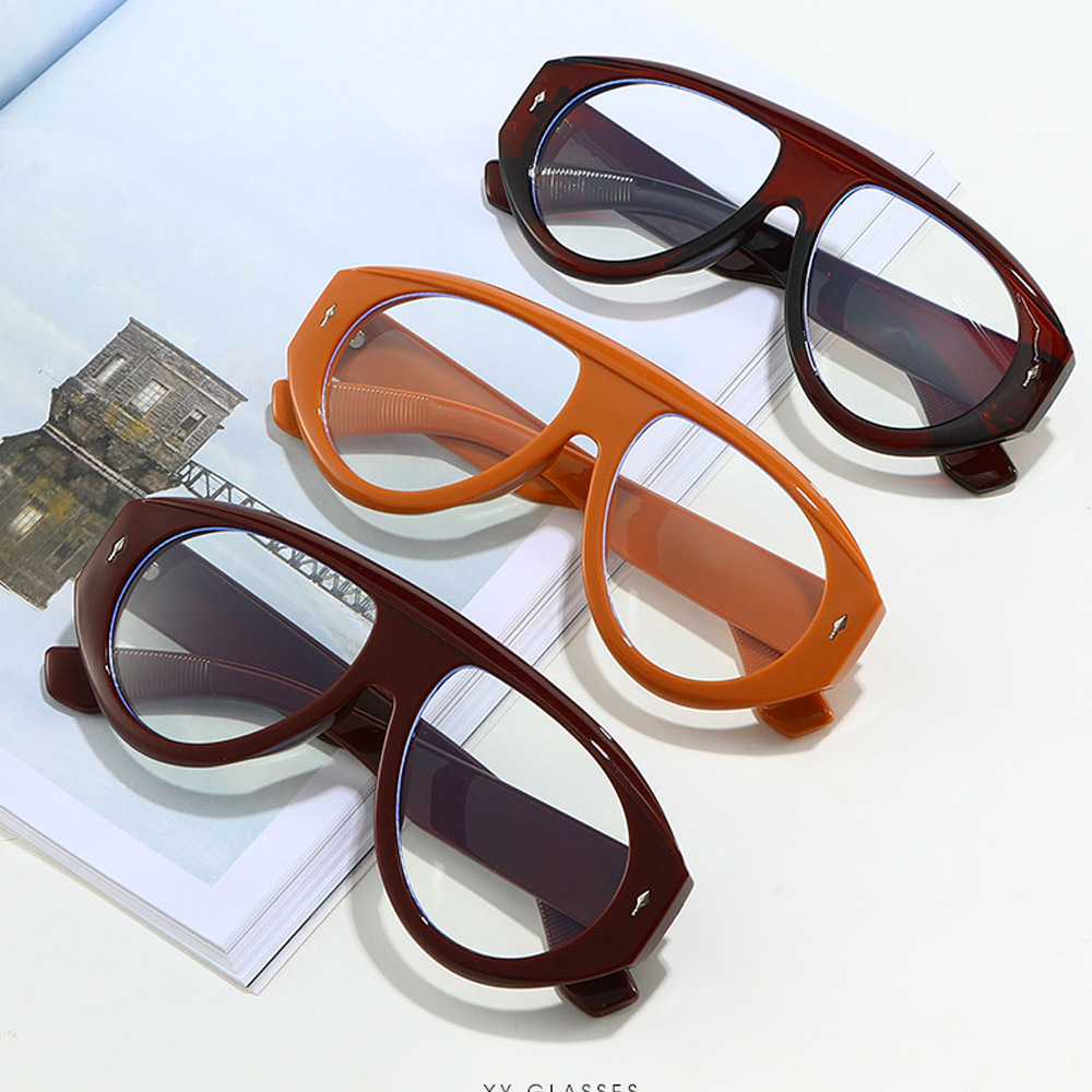 Lunettes d'ordinateur carrées surdimensionnées vintage pour femmes, anti-lumière bleue, nouveau style, noires, transparentes, prêtes à porter