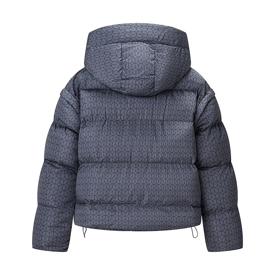 Parkas vestes femmes rose avec sweats à capuche manteau Witer chaud épais vêtements d'extérieur à manches longues hauts 2025 violet femmes manteau imprimé vestes