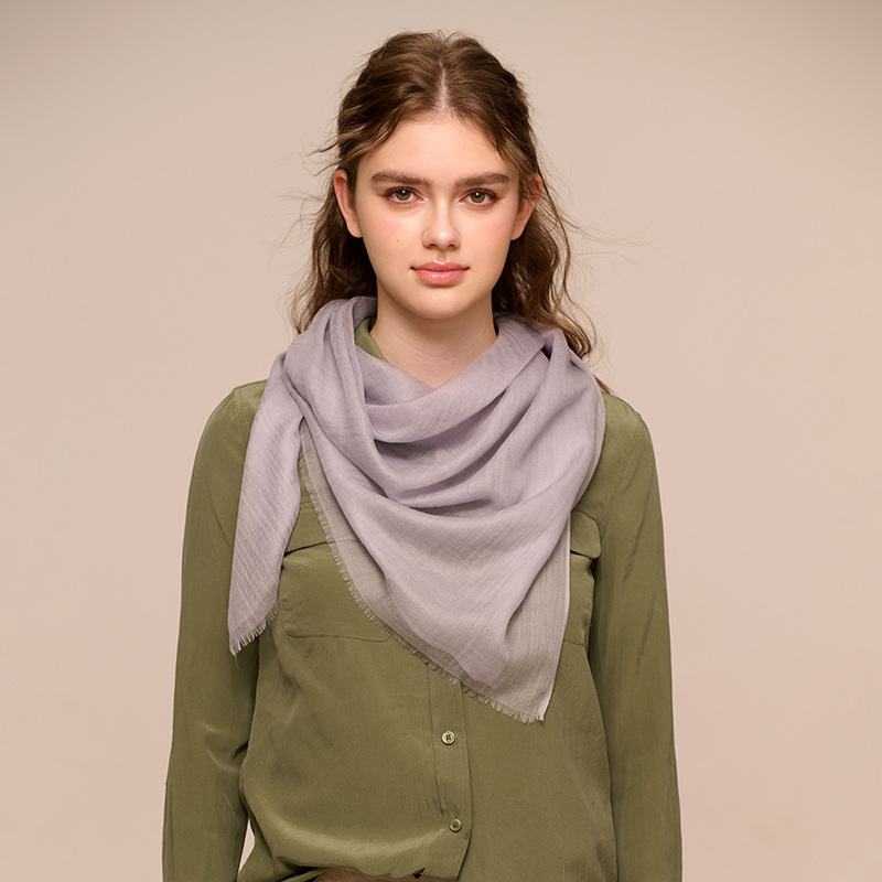 2025 nouvelles femmes cachemire écharpe véritable cachemire Hijab carré Foulard foulards couleur unie doux femme Foulard plage