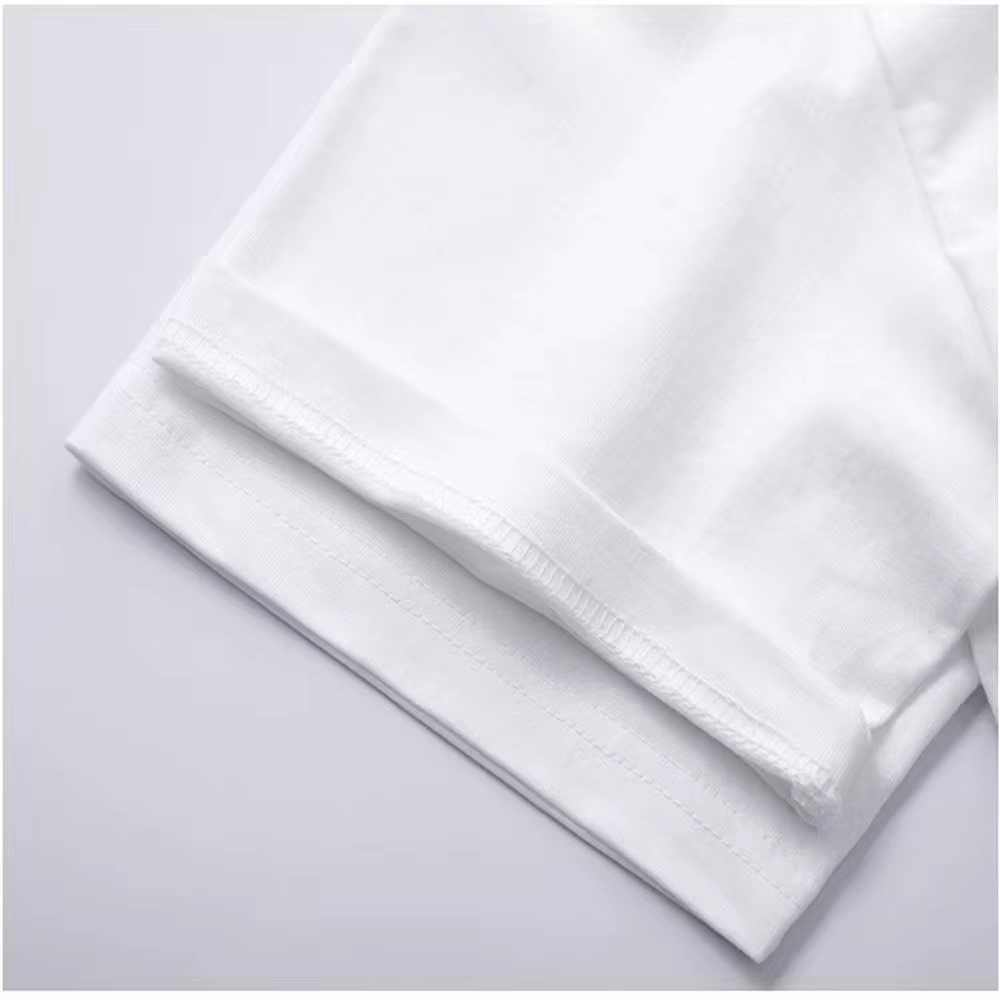 T-shirt pour homme en coton 100% doux de qualité supérieure avec imprimé géométrique à blocs de couleur et lettre K, parfait pour l'été, style décontracté moderne
